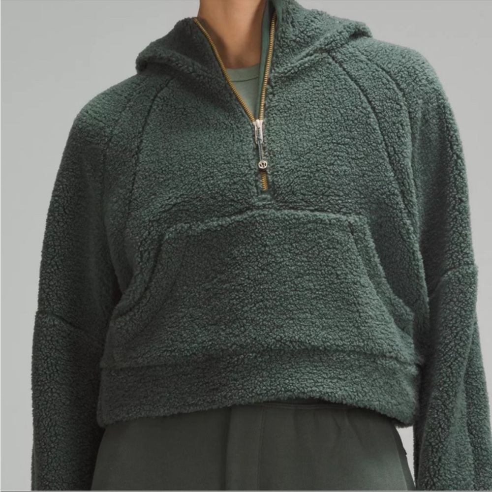 Lululemon Scuba Oversized Half-Zip Fleece Hoodie